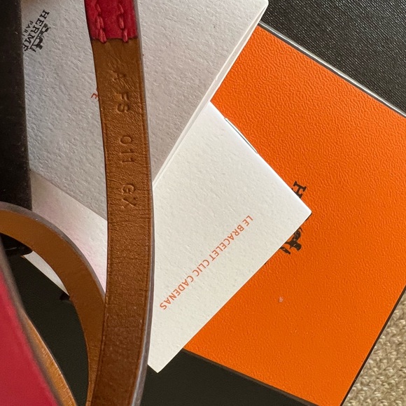 HERMES LE BRACELET CLIC CADENAS 18K ROSE GOLD - Picture 6 of 10